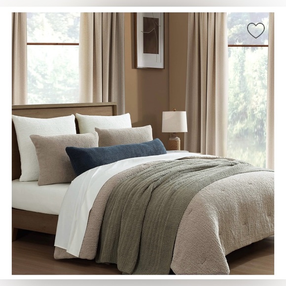 Sunday Citizen Taupe King/Cal King Snug Stitch Comforter - Picture 3 of 5